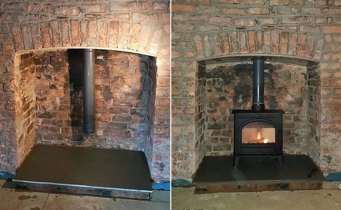 Parkray Consort 5 Wood Stove Installation