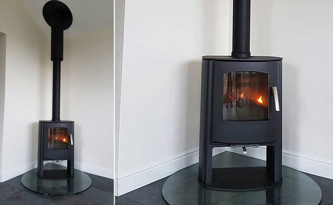 Mendip Churchill 8 Wood Stove Installation