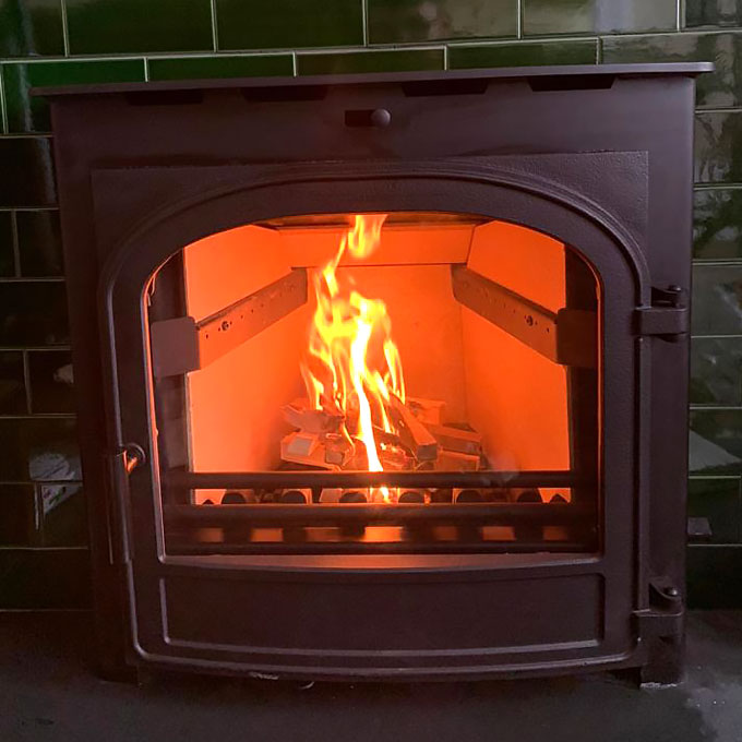 Hunter Chevin Inset Stove Installation