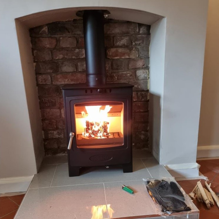 Arada Hamlet Solution 5 Wood Stove Installation