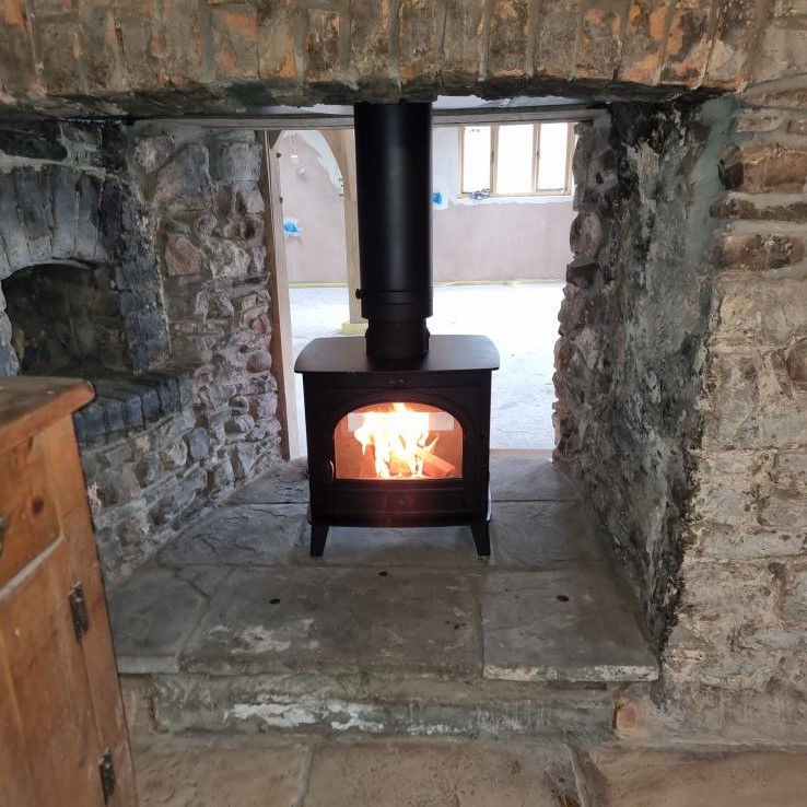 Parkray Consort 7 Double Sided Wood Stove Installation