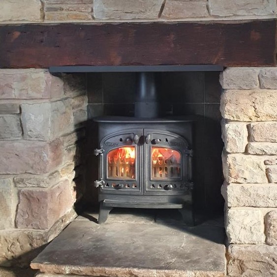 Villager Flatmate Wood Stove Installation