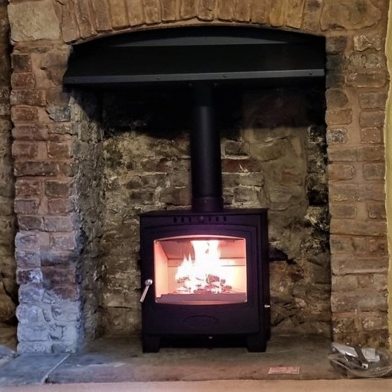 Arada Hamlet Solution 5 Widescreen Wood Stove Installation