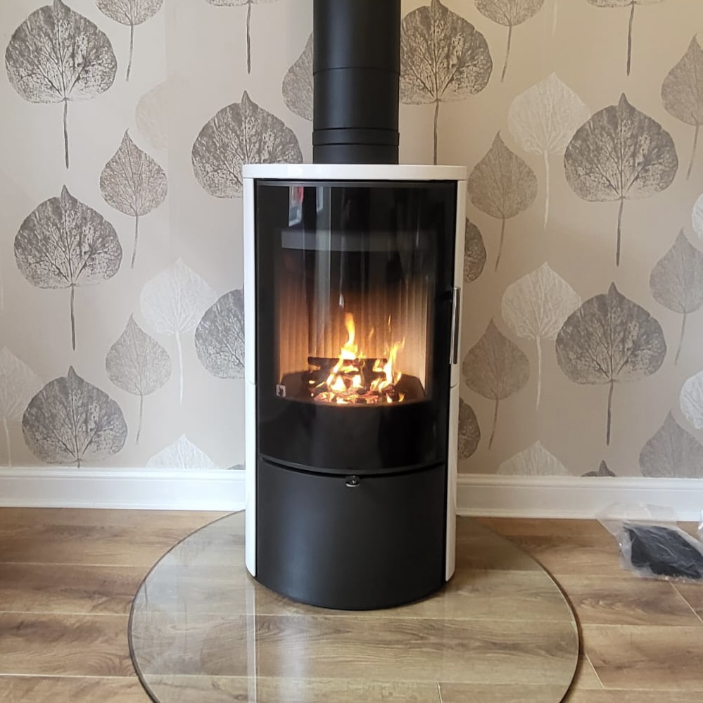 Arada Lagom 4 Ceramic Wood Stove Installation