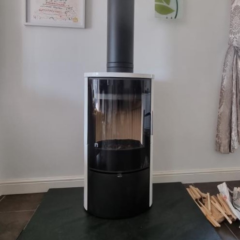 Arada Lagom 4 Ceramic Wood Stove Installation